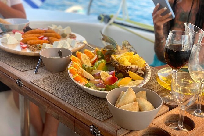 Hersonissos: Luxury Sunset Catamaran Cruise Sushi & Open Bar - Timing, weather, and practical comfort