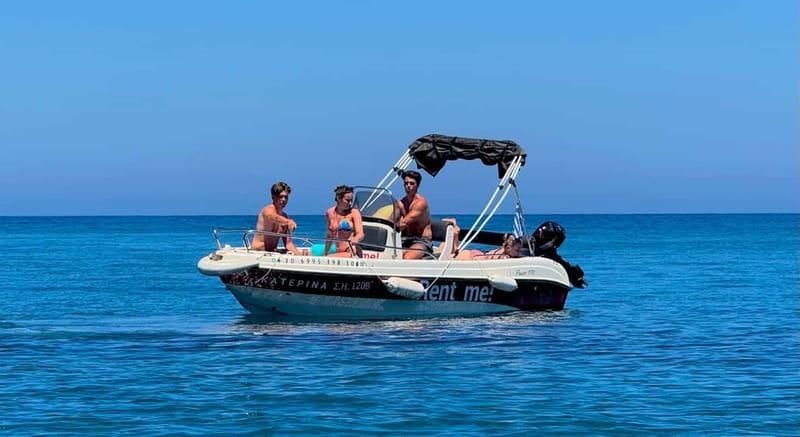 Hersonissos: Rent a Boat - No License Needed - Key points to know before booking