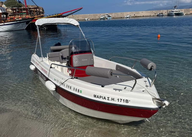 Hersonissos: Rent a Boat - No License Needed - Who will get the most from this rental