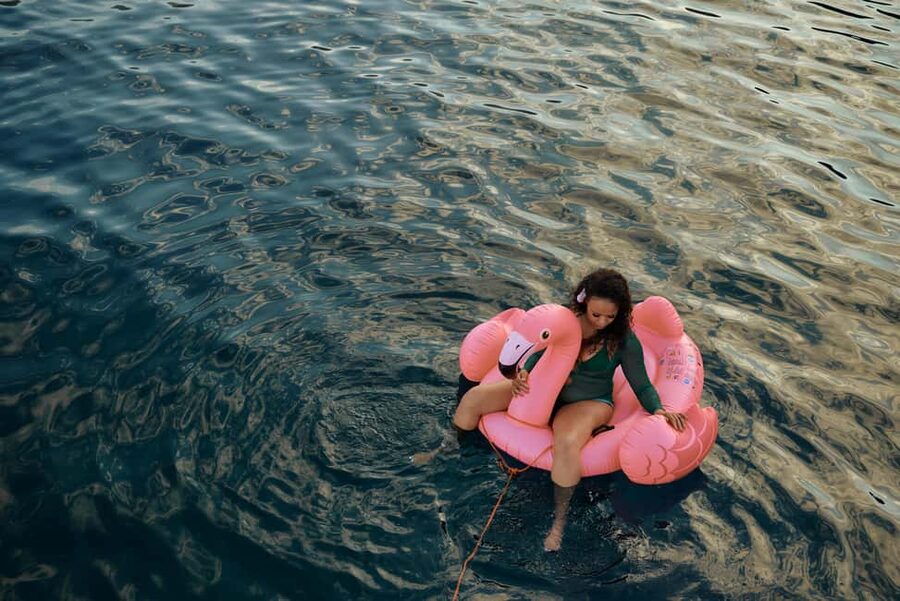 Hersonissos: Sunset Catamaran Cruise with Snacks and Drinks - When wind changes the planned route