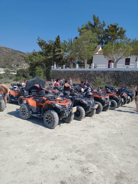 Ierapetra: Quad ATV 4x4 Exceptional Day in South Crete 2025 - A long village stop with Cretan tapas