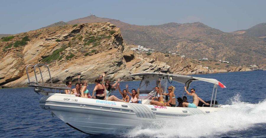 Ios Island: Speedboat Cruise from Mylopotas Beach - A long list of coves, with a fast-moving pace
