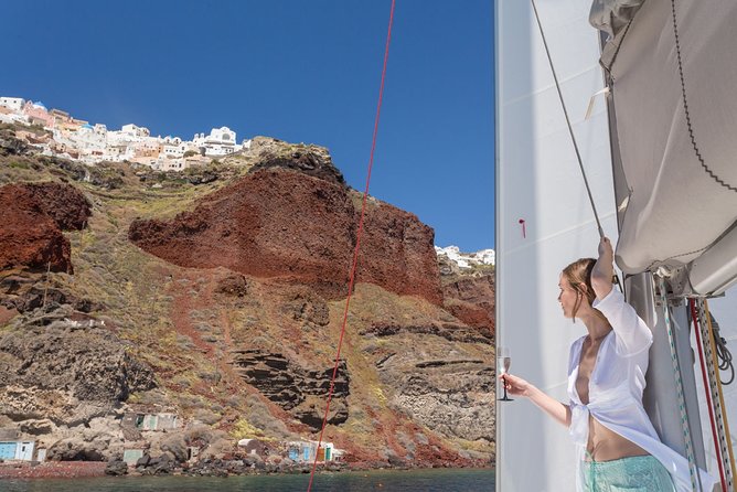 Island Hopping: Santorini Catamaran Charter Cruise with a skipper - Key points to know before you book
