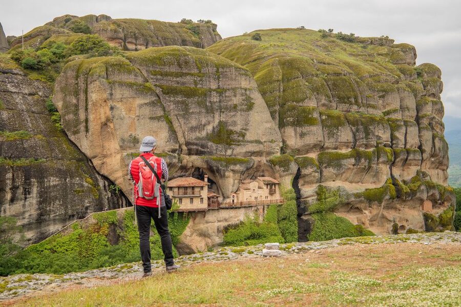 Kalabaka: Meteora Small-Group Hiking Tour w/ Monastery Visit - From Kalabaka to Kastraki Square