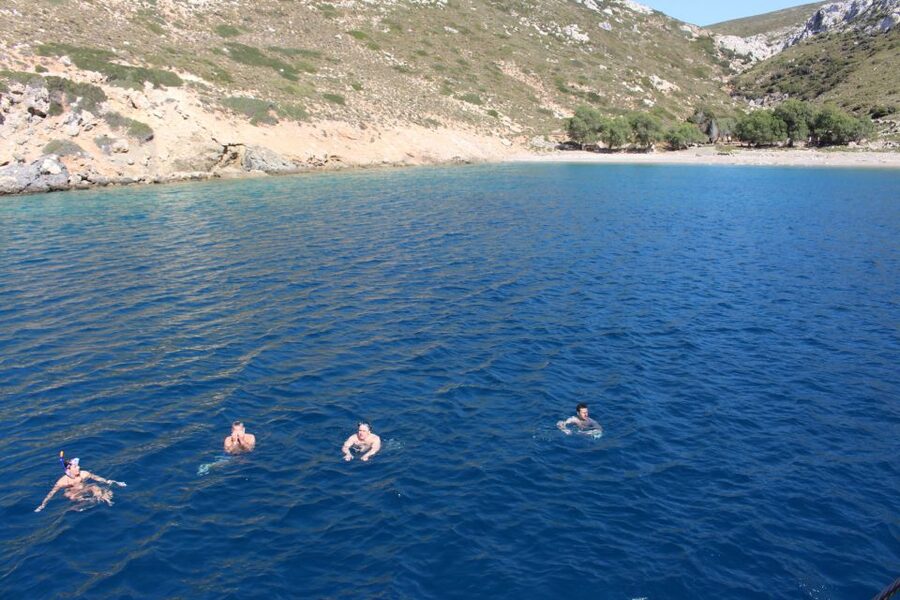 Kalymnos, Pserimos & Plati Island Cruise with Hotel Transfer - The boat changes the feel of the day