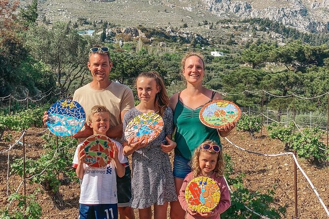 Karpathos Creative Workshop for Mosaic in the vineyard - Three hours of making, not watching