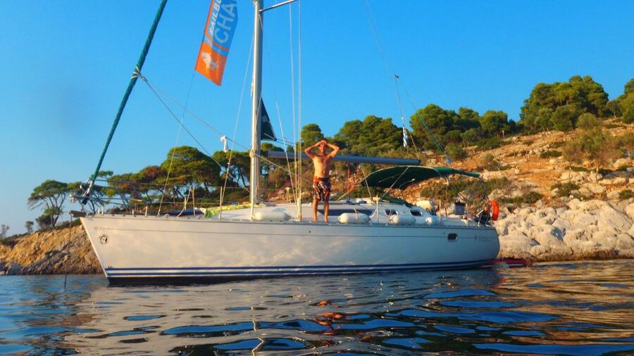 Kassandra: Sunset Sailing Boat Tour of Secluded Coves - Key points at a glance