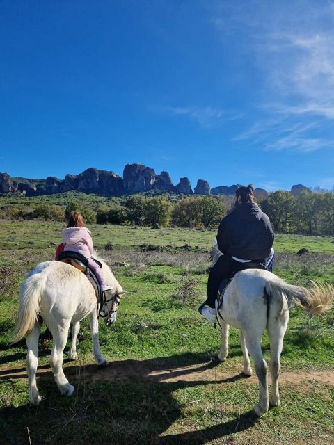 Kastraki: Meteora Morning Horse Riding with Monastery Visit - Riding the trails around Meteora’s rock pillars
