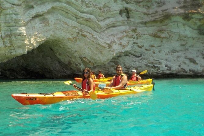 Kayak Trip to Hidden blue Cave, with lunch & fruits. - Remote beaches, snorkeling, and red starfish