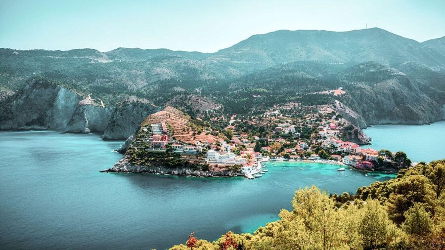 Kefalonia: Assos and Fiscardo Island Day Tour - Myrtos Beach from the famous viewpoint