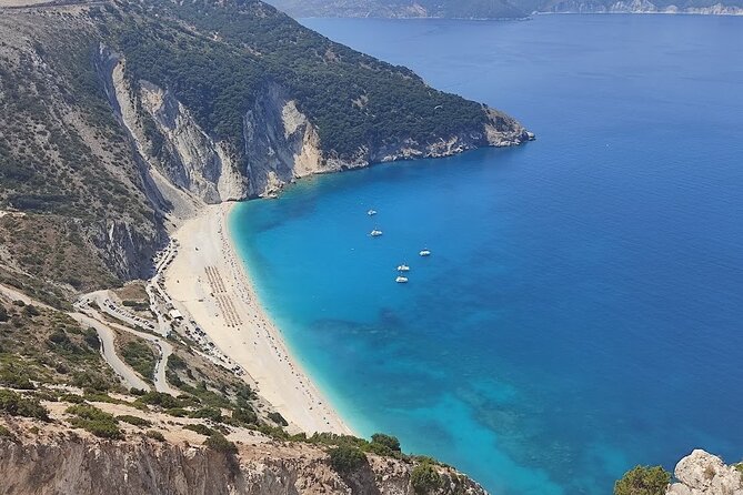 Kefalonia Half Day Private Tour & Shore Excursion - Myrtos Beach from the famous balcony