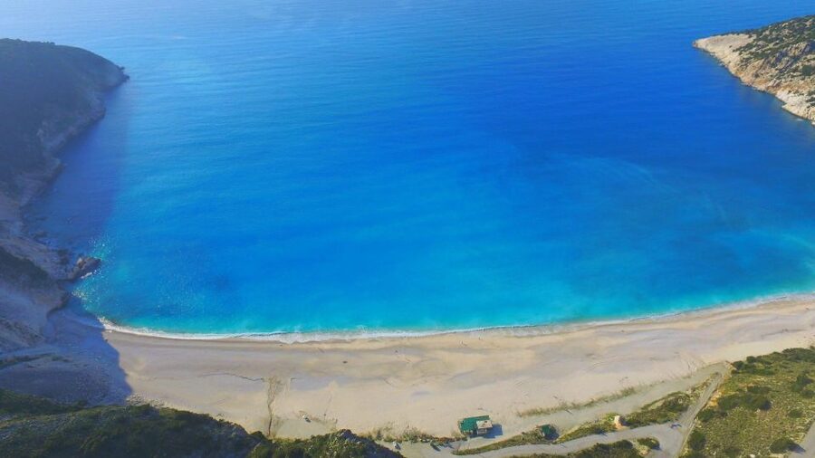 Kefalonia: Island Highlights Bus and Boat Tour with Lunch - Coffee and sea views at Agia Efimia