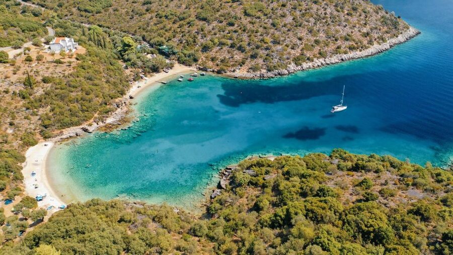 Kefalonia: Ithaca Cruise from Poros Port with Swim Stops - Vathy: Ithaca’s capital in 90 minutes