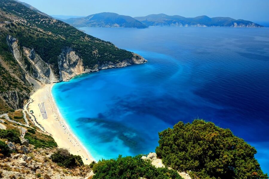 Kefalonia: Wine Tasting, Melissani, Drogarati & Fiscardo - Myrtos Beach is a quick but worthwhile finale