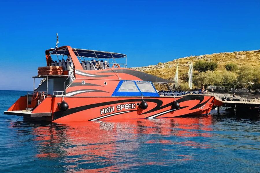 Kiotari, Lardos, Lindos: High Speed Boat Trip to Rhodes Town - The 1.5-hour ride along Rhodes’ east coast