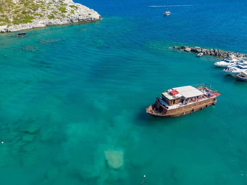 Kolympia : Transfer & Cruise to Lindos with 3 Swimming Stops - Key points at a glance