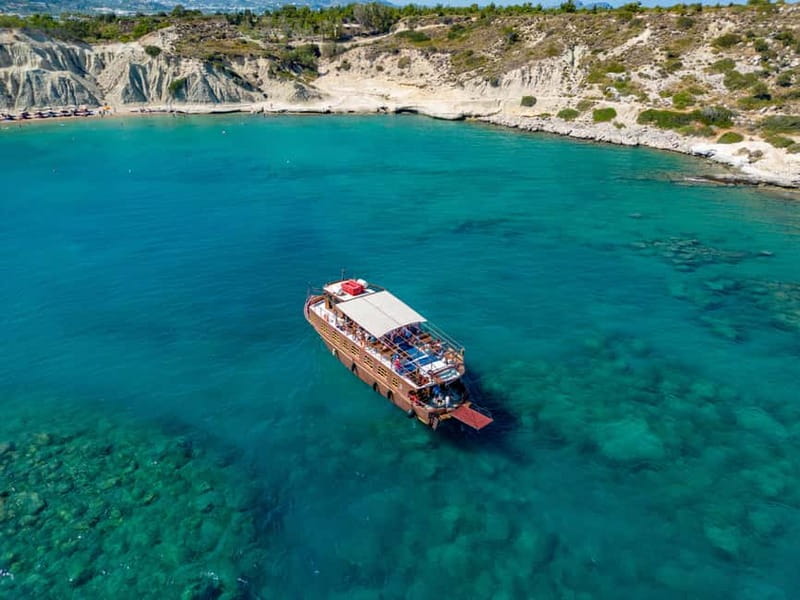 Kolympia : Transfer & Cruise to Lindos with 3 Swimming Stops - Life aboard the Captain Sparrow boat