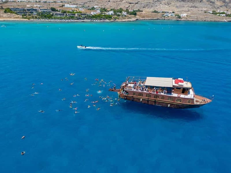 Kolympia : Transfer & Cruise to Lindos with 3 Swimming Stops - Morning pickup and the ride to Kolympia Harbor