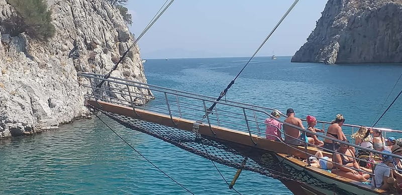 Kos: 3-Island Cruise with Greek BBQ Lunch and Swimming - Leaving Kos for the Dodecanese