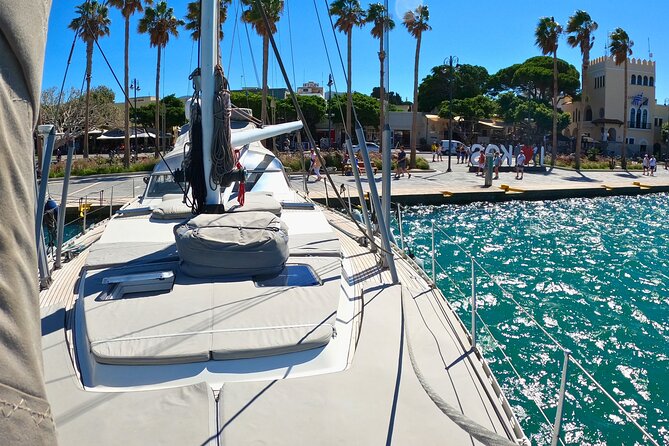 Kos: Small Group Full-Day Sailing with Meal, Drinks, & Swim - Swimming from the boat in the Aegean