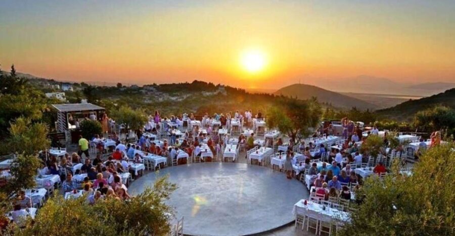 Kos: Tavern Dinner Experience with Greek Dancing and Wine - What arrives on the table for dinner