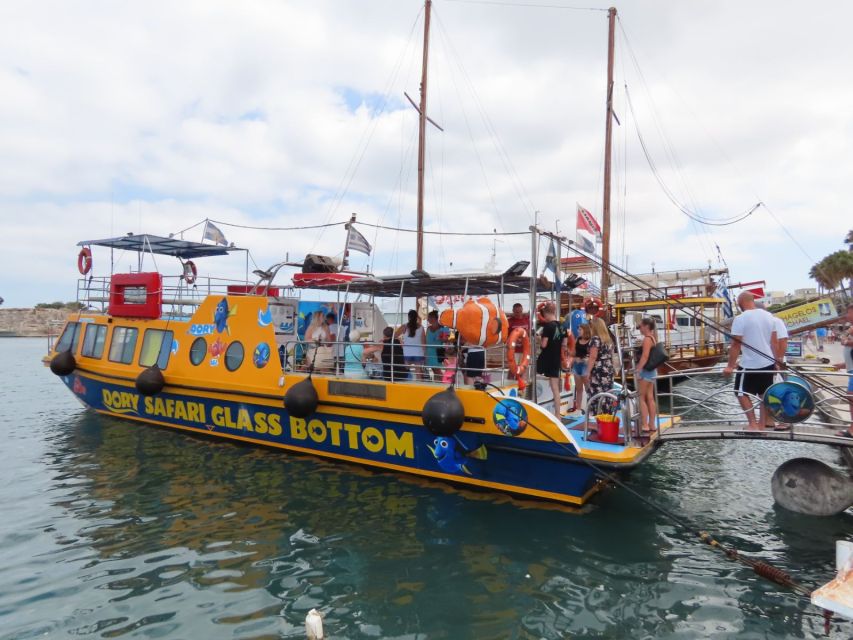 Kos Town: Glass-Bottom Boat Cruise with Swimming Stops - Practical tips for getting the best trip