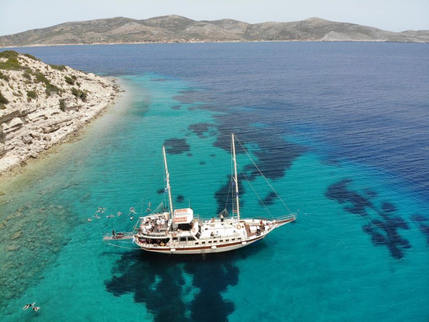 Kos Town: Kalymnos & Pserimos Day Cruise & Optional Transfer - Plati and the lunch break on the water