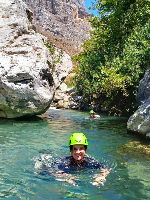 Kourtaliotiko Gorge: Guided River Adventure Trek with Lunch - Walking downstream through pools and quiet rock