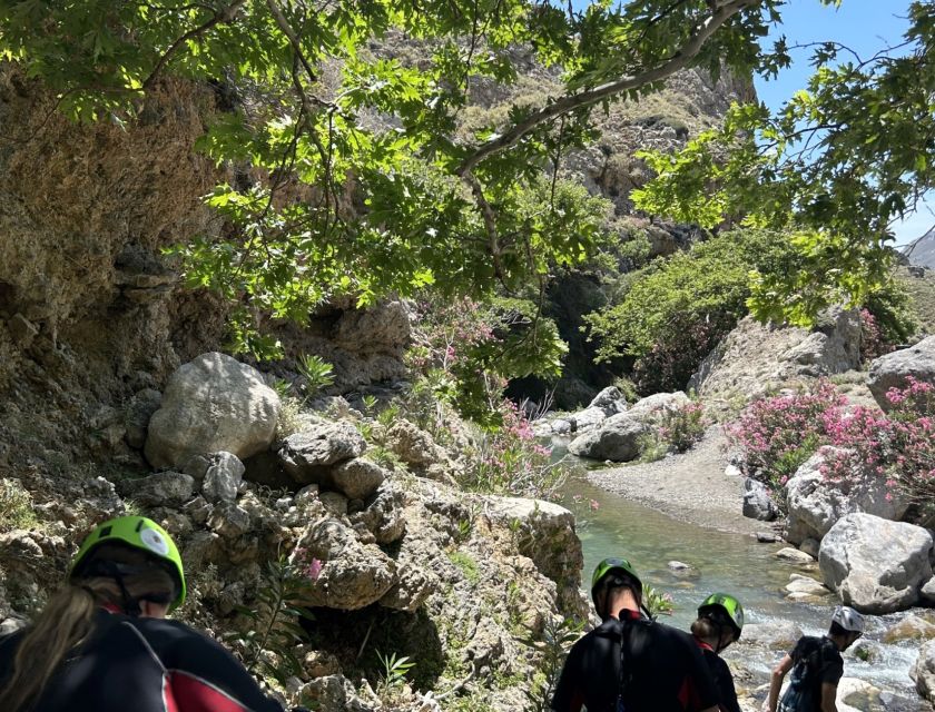 Kourtaliotiko Gorge: Guided River Trekking with Lunch - Leaving the gorge and reaching Banana Garden