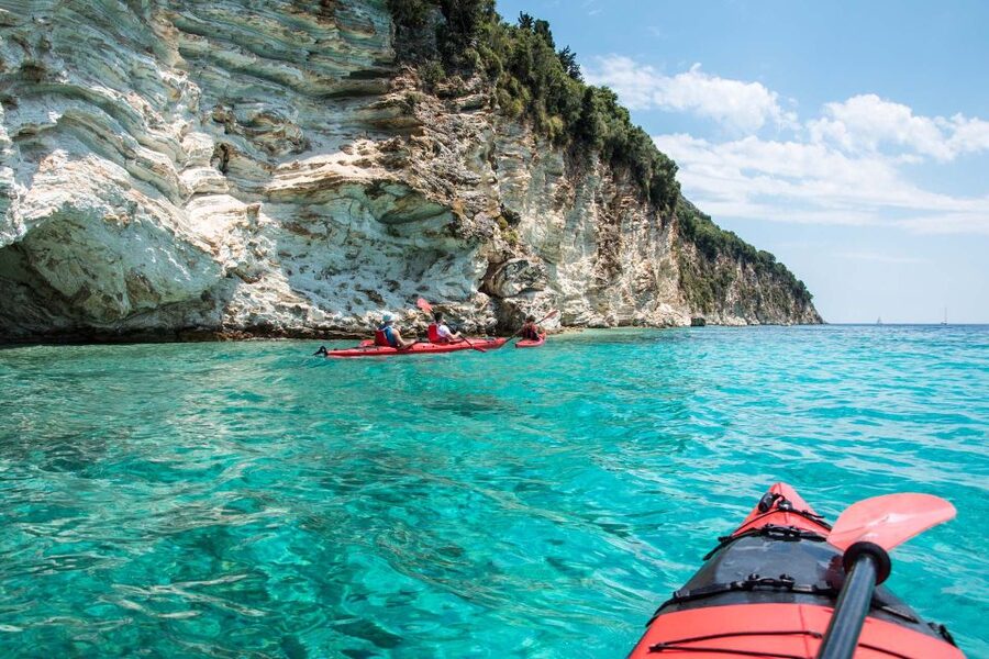Lefkada: Full Day Sea Kayaking Tour - Starting at Nidri Port