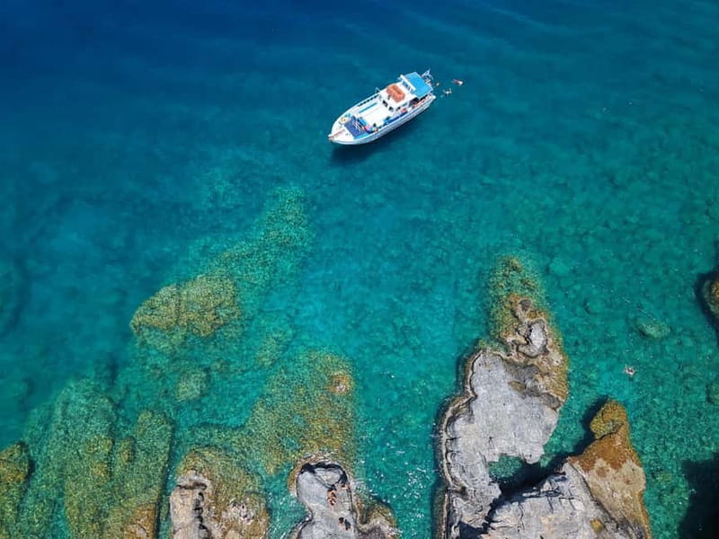 Lindos, Pefkos: Summer Breeze All Inclusive Sunset Cruise - Navarone Bay and the changing evening light
