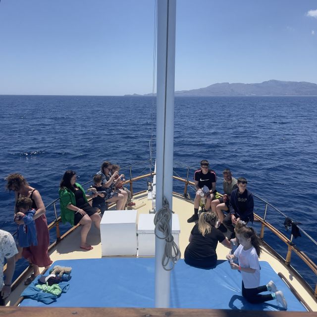 Lindos: Rhodes South-East Coast Cruise with Swim Stops - Seeing Lindos Acropolis from the water