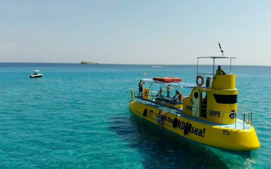 Lindos: Submarine Cruise with Swimming Stop at Navarone Bay - The 30-minute swim at Navarone Bay