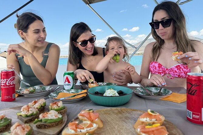 Luxury Catamaran Morning Semi-Private & Greek Gastronomy Athens - The view back to Athens