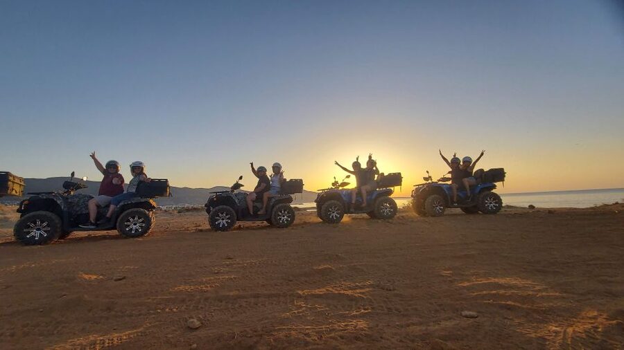 Malia: Off-Road Quad Safari Evening Tour with Dinner - A dusty evening route through eastern Crete