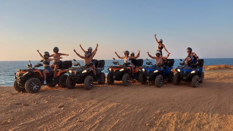 Malia: Off-Road Quad Safari Evening Tour with Dinner - Following the route past Milatos