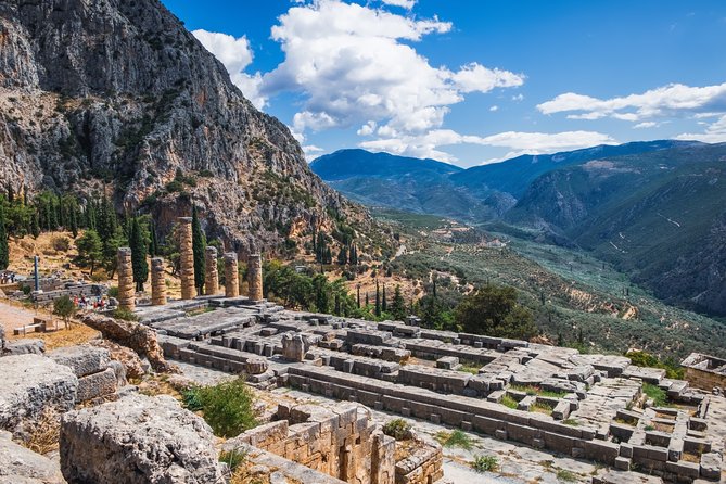 Mercedes Private Tour to Delphi and Arachova - The Tholos of Athena Pronaia in 10 minutes