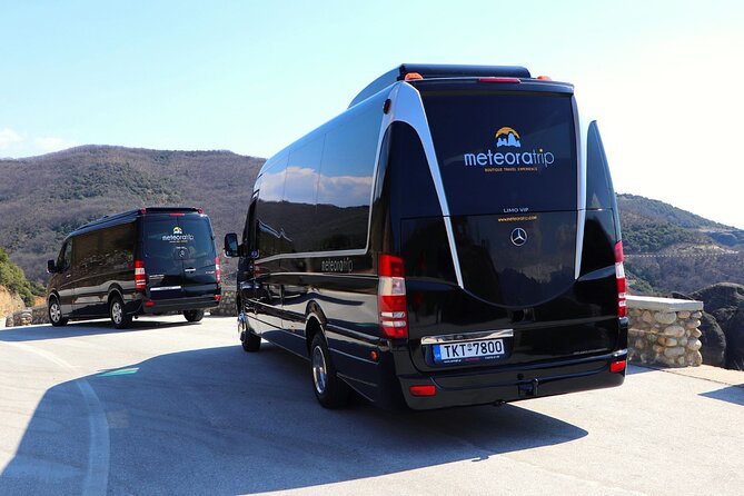Meteora: Morning Half Day Sightseeing and Monasteries Tour - St. Nicholas Anapavsa and Rousanou from the road