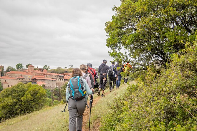 Meteora Small Group Hiking tour with Transfer and Monastery Visit - Varlaam and Saint Nicholas from the road and trail