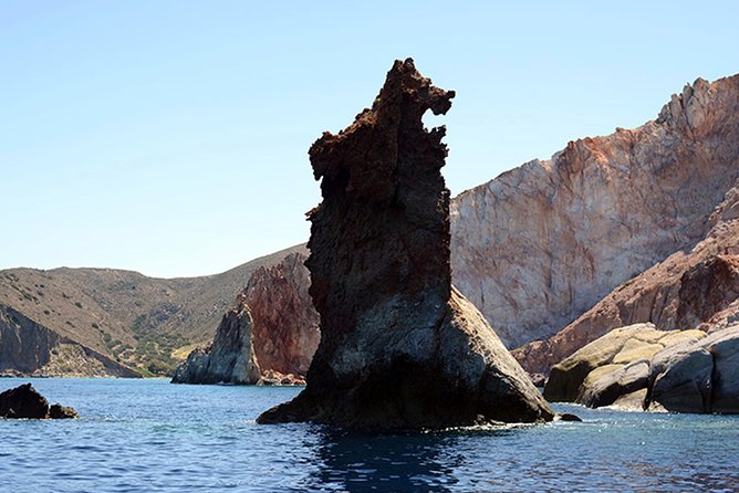 Milos caves snorkelling Catamaran Cruise in a small group - A shaded catamaran with room to move