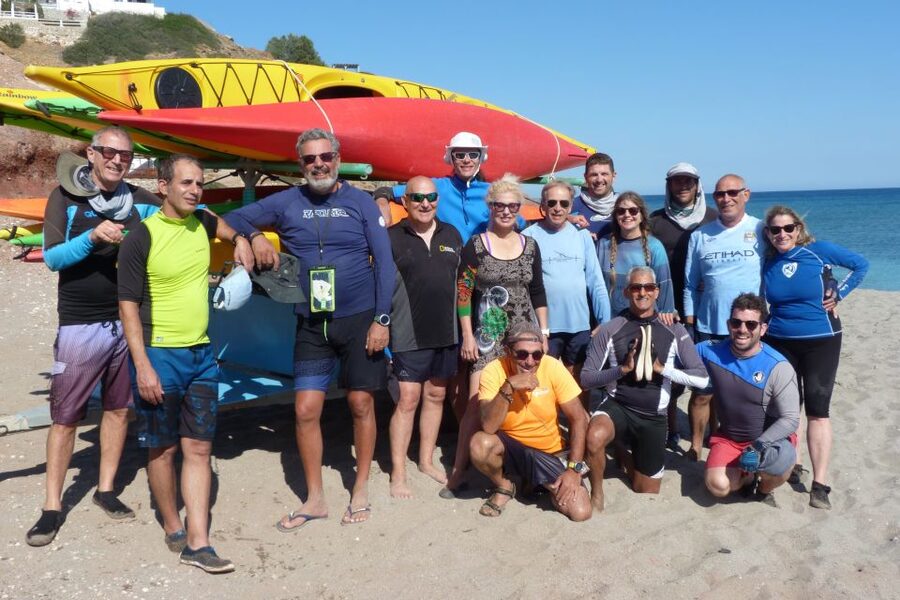 Milos: Guided Kayaking Trip with Snorkelling & Lunch - Meeting in Adamas and getting ready