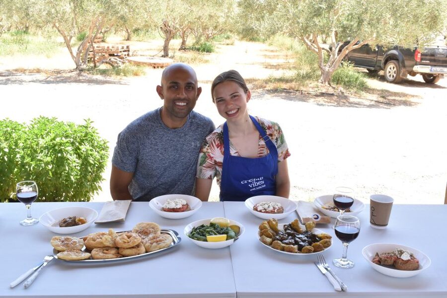 Moires: Cooking Class and Olive Oil Tasting at a Family Farm - Arriving at the Cretan Vibes family farm