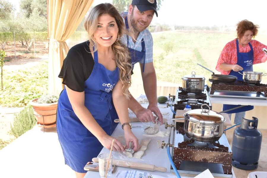 Moires: Cooking Class and Olive Oil Tasting at a Family Farm - Eating the food you have made