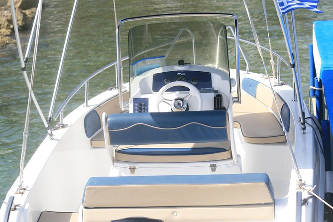 Motor Boat Hire in Corfu Italmar 17,Asso 5.10, Next 5m - Swimming and snorkeling from your own boat