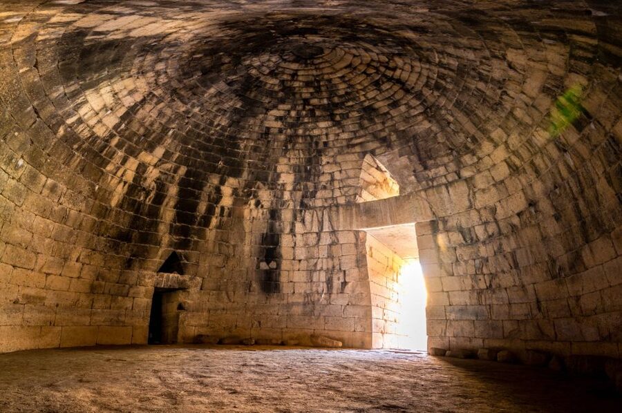 Mycenae Archaeological Site Ticket & optional SG audio tours - Entering beneath the Lion Gate
