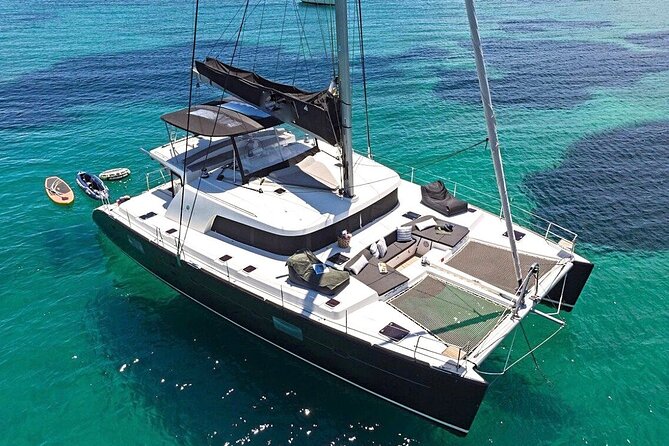 Mykonos Catamaran Premium Day-Sunset Tours 8-flavor Meal & Drinks - A five-hour escape from Ornos Bay