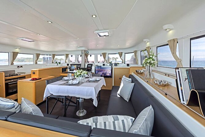 Mykonos Catamaran Premium Day-Sunset Tours 8-flavor Meal & Drinks - What is included, and what is not