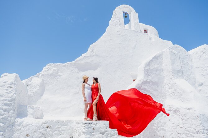 Mykonos Flying Dress Photoshoot - Communication and the small details that matter