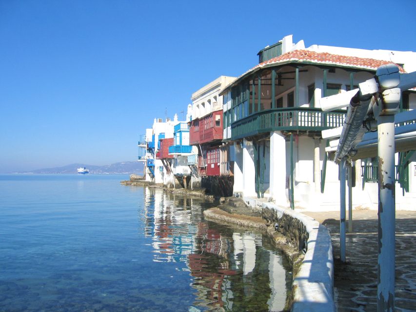 Mykonos: Guided Highlights Tour - Little Venice at the water’s edge