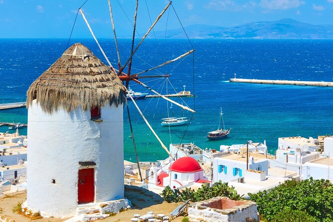 Mykonos: Small Group Tour for Cruise Passengers —Port Pickup - Port pickup and the first 15 minutes